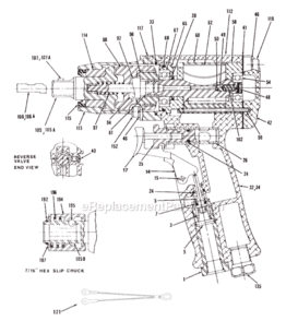 Part Location Diagram of C087797 Chicago Pneumatic Sleeve-Retainer